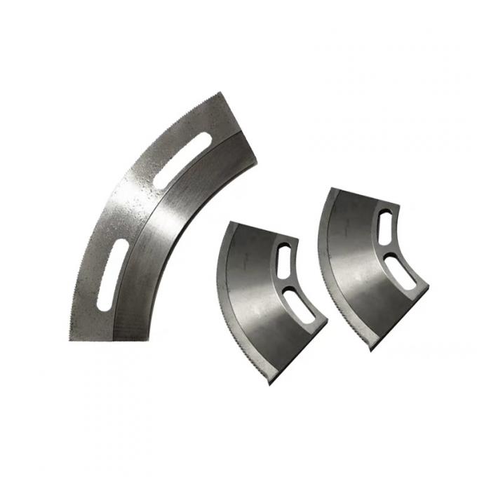 SKD-11 Corrugated Board Slotting Knife OEM / ODM Arc Shaped Carton Box Machine Serrated Slotter Blade 1