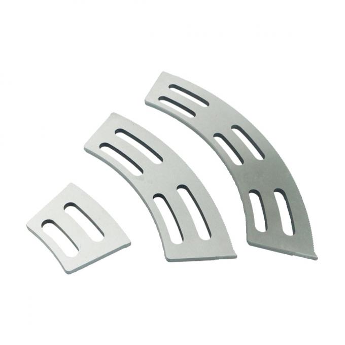 SKD-11 Corrugated Board Slotting Knife OEM / ODM Arc Shaped Carton Box Machine Serrated Slotter Blade 2