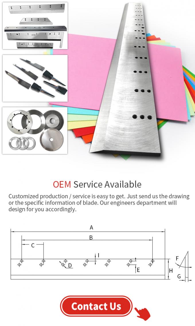 POLAR atau Customized Paper Guillotine Machine Cutting Blade Paper Cutter Knife 7