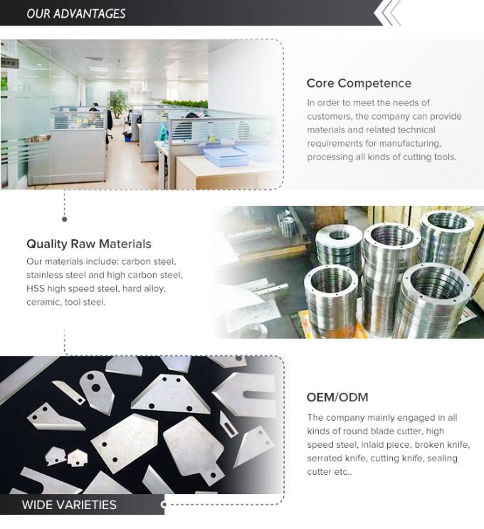 Pisau pengemasan industri pemotong bergerigi untuk mesin pengemasan film 5