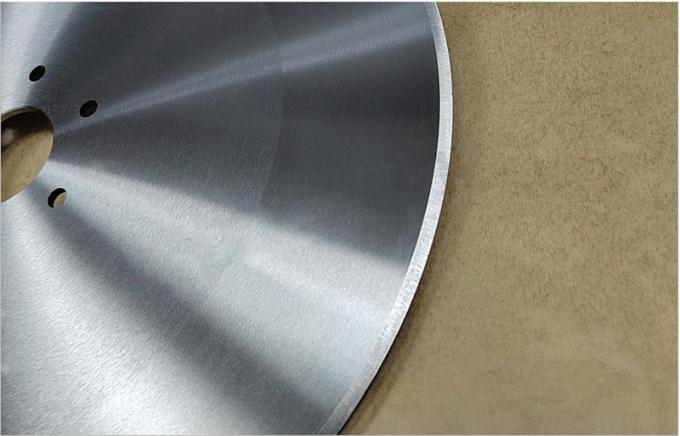 Pabrik disesuaikan lempeng kardus bergelombang pisau pengiris bulat untuk industri kertas 1