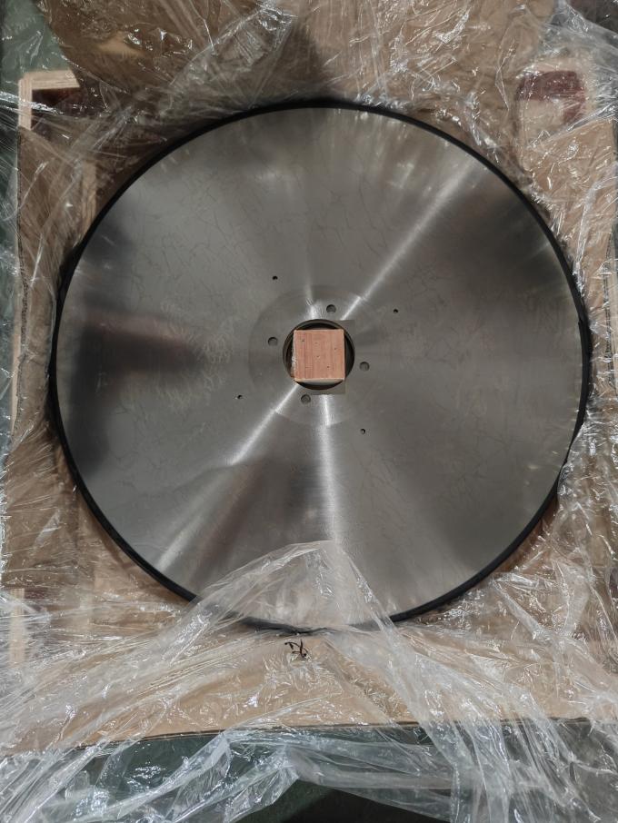 Otomatisasi 610mm Lingkaran Log Saw Knife Inti Komponen Bilah untuk Tissue Paper Cutting dan Slitting 3