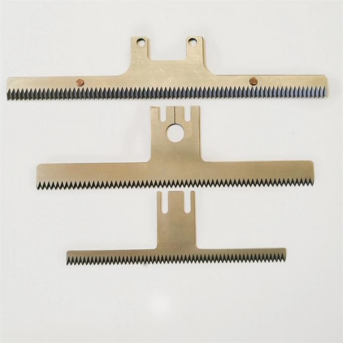 Pengemasan film pisau pemotong kantong plastik pemotong Trimmer pisau serrated 4
