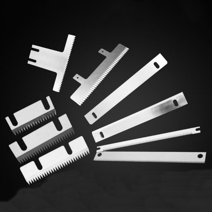 6 Inci Serrated Blade Untuk OEM Memotong Saw Gigi Packing Machine 0